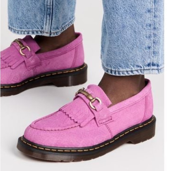 Dr. Martens | Shoes | Dr Martens Adrian Snuffle Purplepink Suede Chain ...